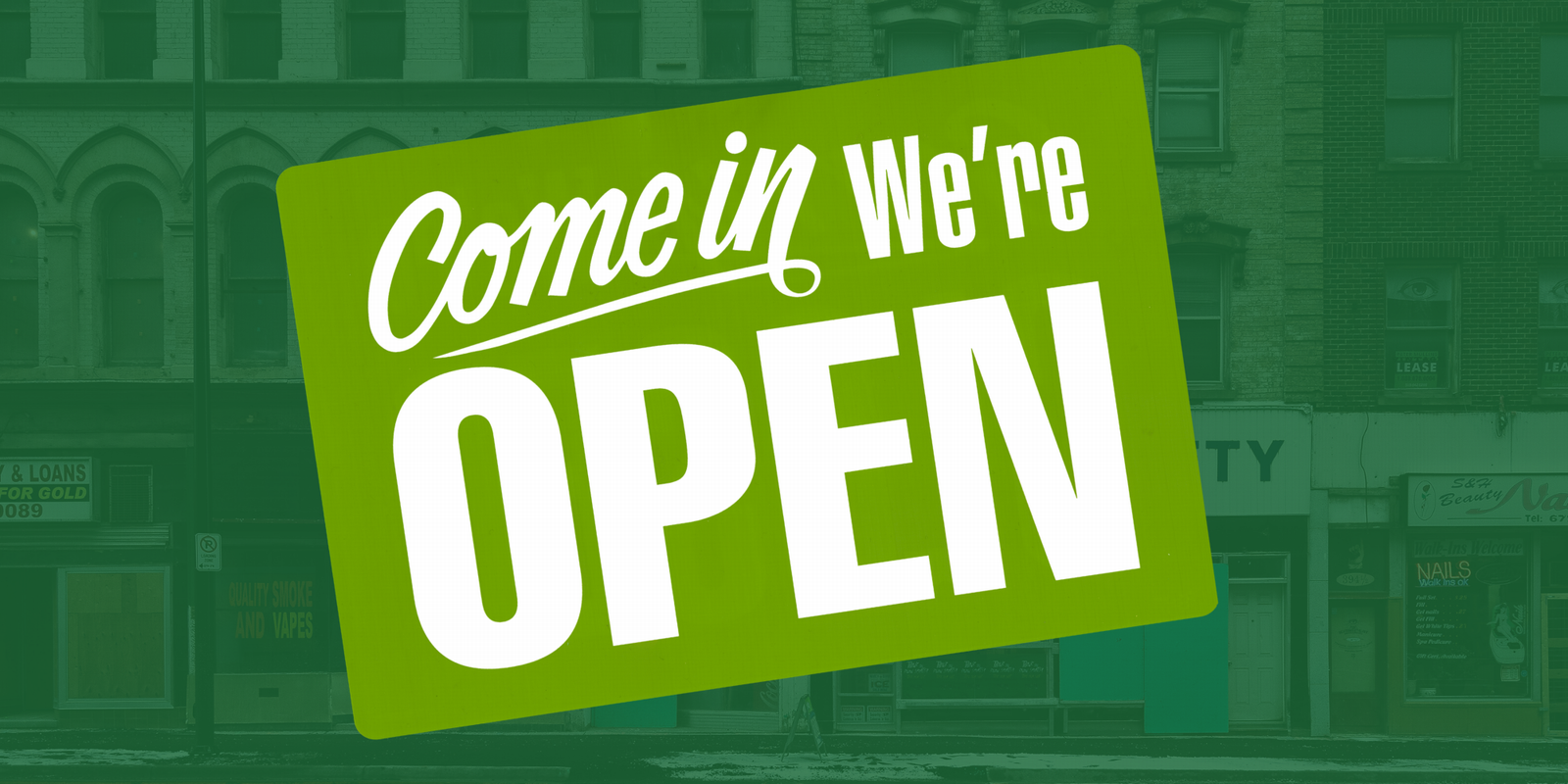 Come In, We're Open!
